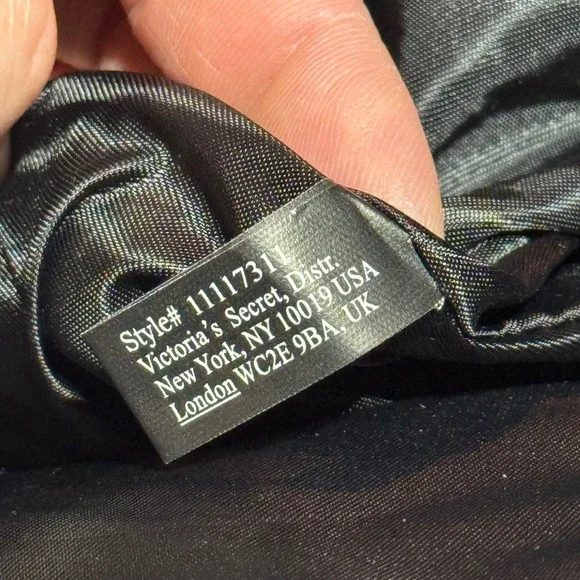 Victoria's Secret Black‎ Canvas Tote Bag Large – NWT - Picture 9 of 13